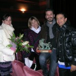 Immagine 017 Foto con il "Leone" simolo della città di Viterbo