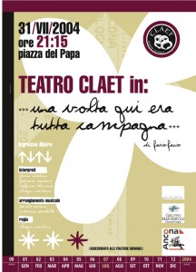 TeatroClaet_locandina spettacolo A4 Manifesto dello spettacolo