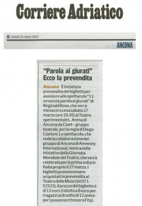 Dal corriere Adriatico