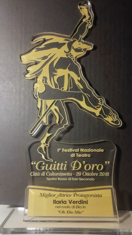 Premio miglior attrice protagonista al I Festival nazionale di teatro di Caltanissetta (Oh Dio mio!)