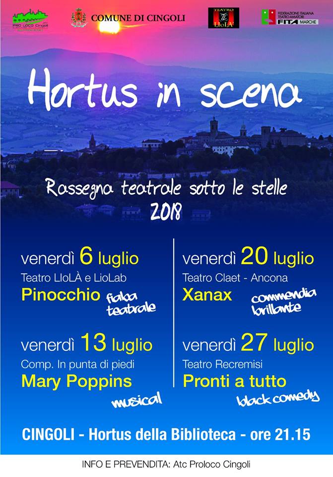 All'”Hortus in scena” di Cingoli con un po’ di Xanax