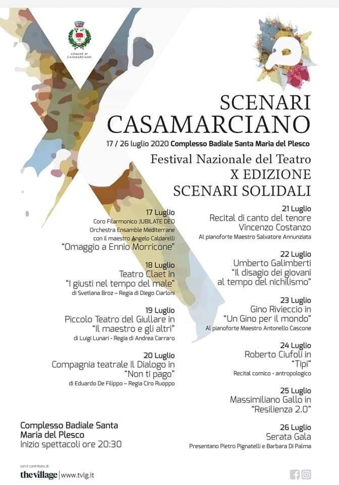 Al festival “Scenari Solidali” di Casamarciano dopo 8 anni e dopo il lock-down